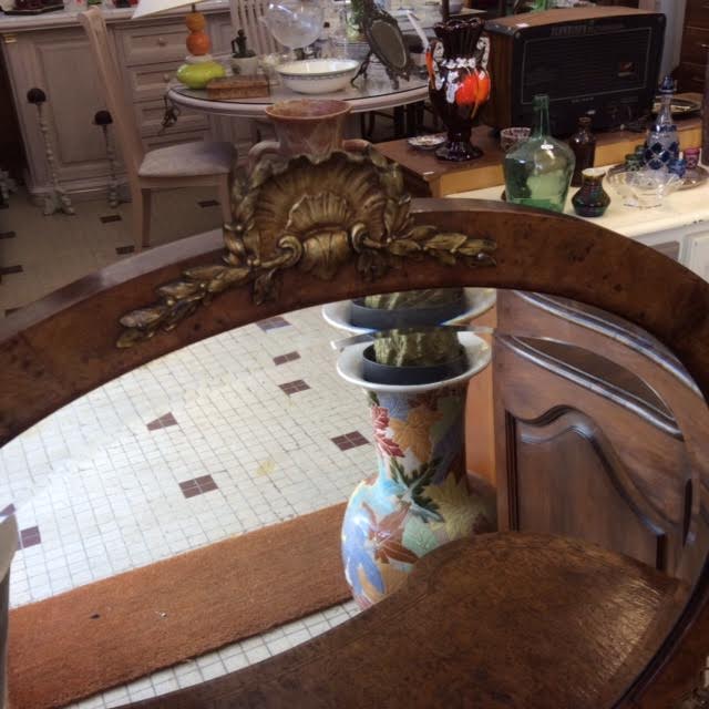 Antique wooden dressing table