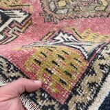 Blush vintage rug -turkish -faded -oushak