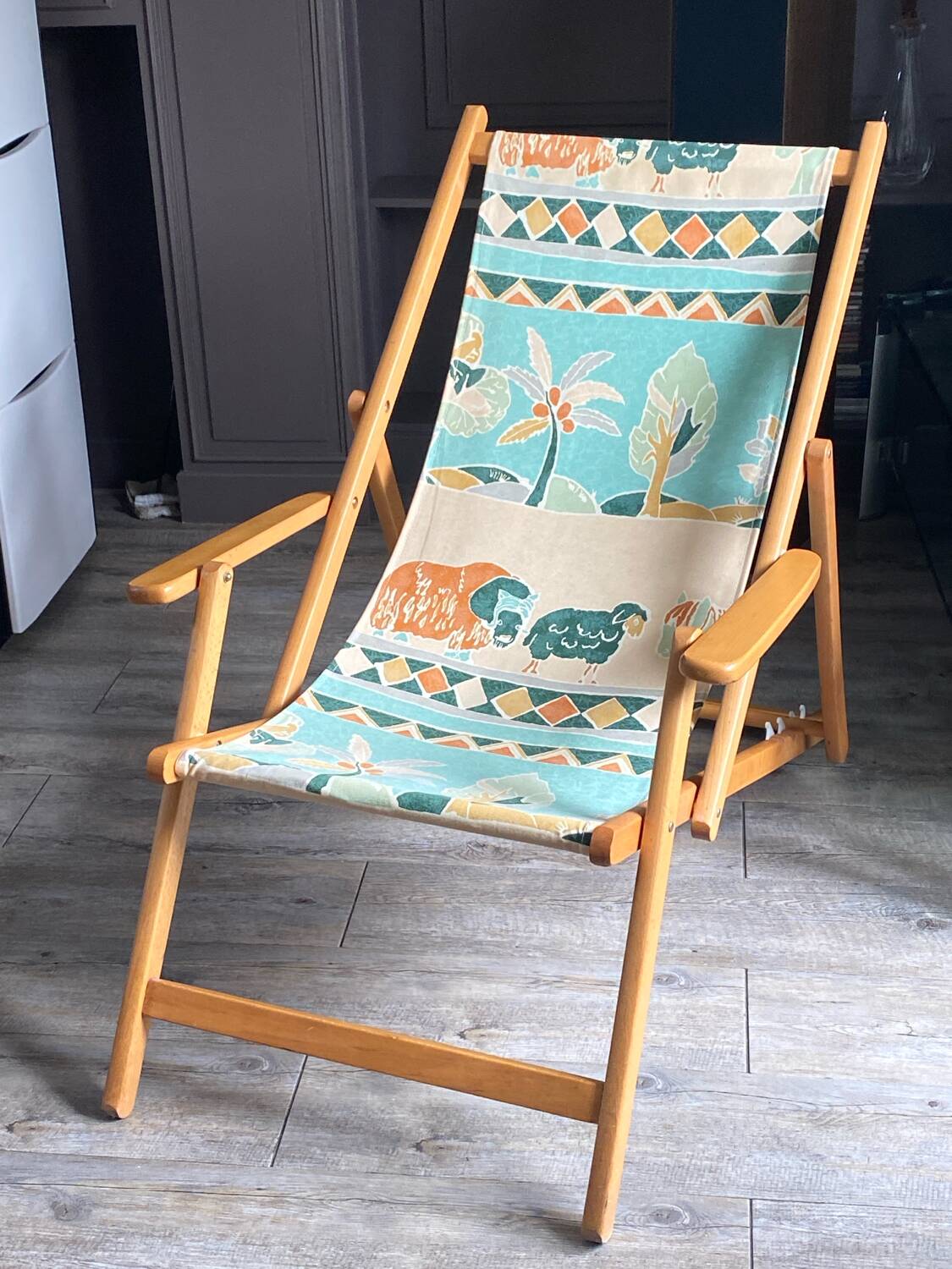 Vintage deckchair
