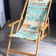 Vintage deckchair