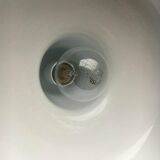 German enamelled pendant lamp from the mid-century by Kaiser Idell / Kaiser Leuchten, 1960s.