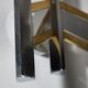 Sciolari Chrome and Brass-plated Wall Lamp, 1970s