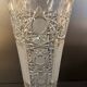 Large Bohemian crystal vase, 20th century