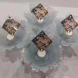 Photophores Bluish murano and pearlescent waves