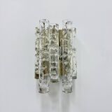 Doria Leuchten glass wall lamp sconce, 1970s