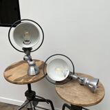 Lampes applique Jielde style industriel/loft (lot de 2)