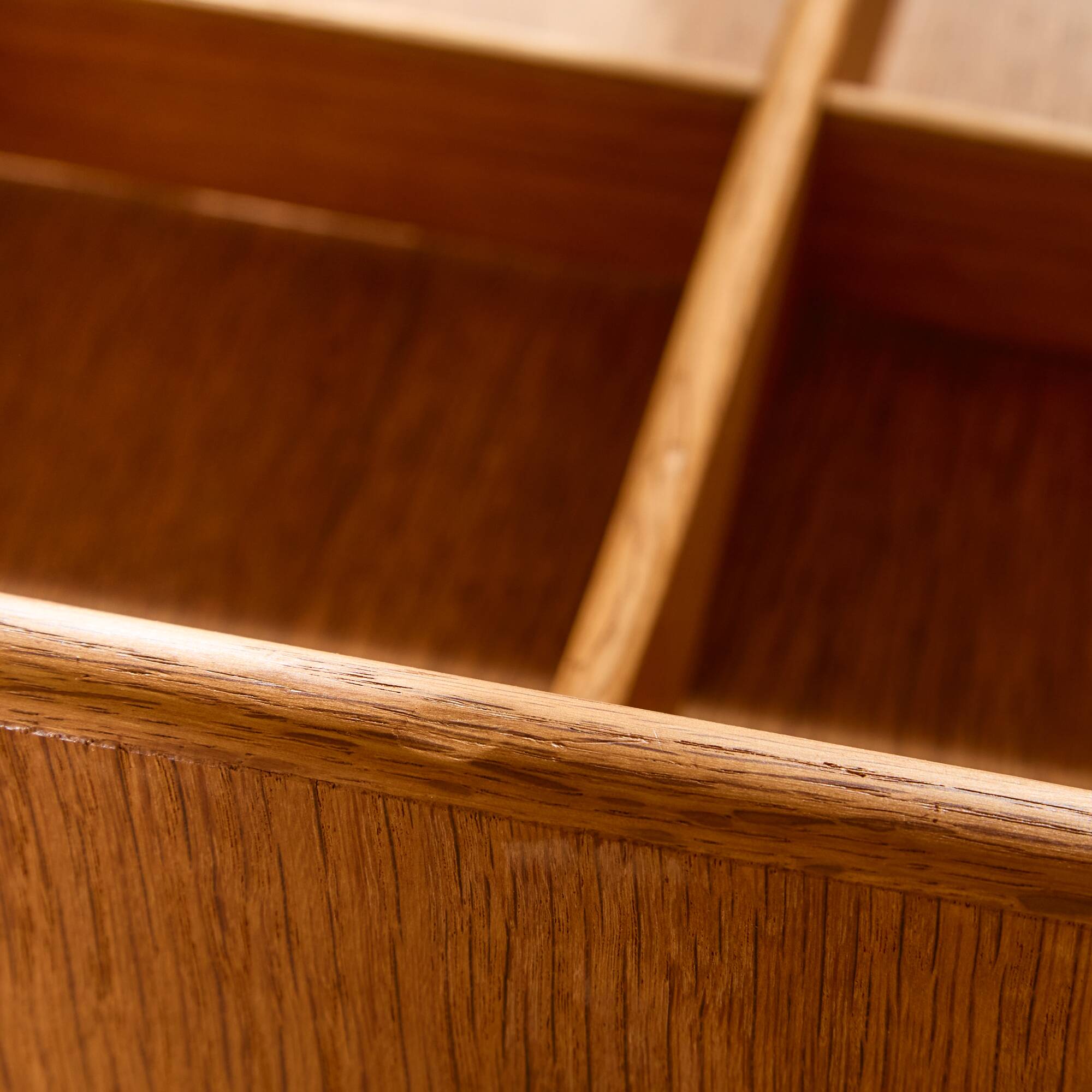 Restored oak dressing table