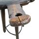 Set of 3 Vintage Spanish Brutalist Marbella Stools
