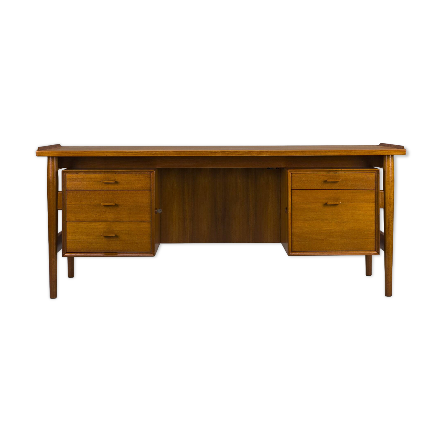 Model 207 Desk in Teak by Arne Vodder for Sibast, 1960s
