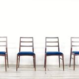 Ensemble de 4 chaises vintage Richard Hornby pour Heals Fyne Ladye en afromosia.