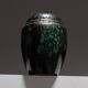 Vase art déco en poterie émaillée, cab primavera, 1930s