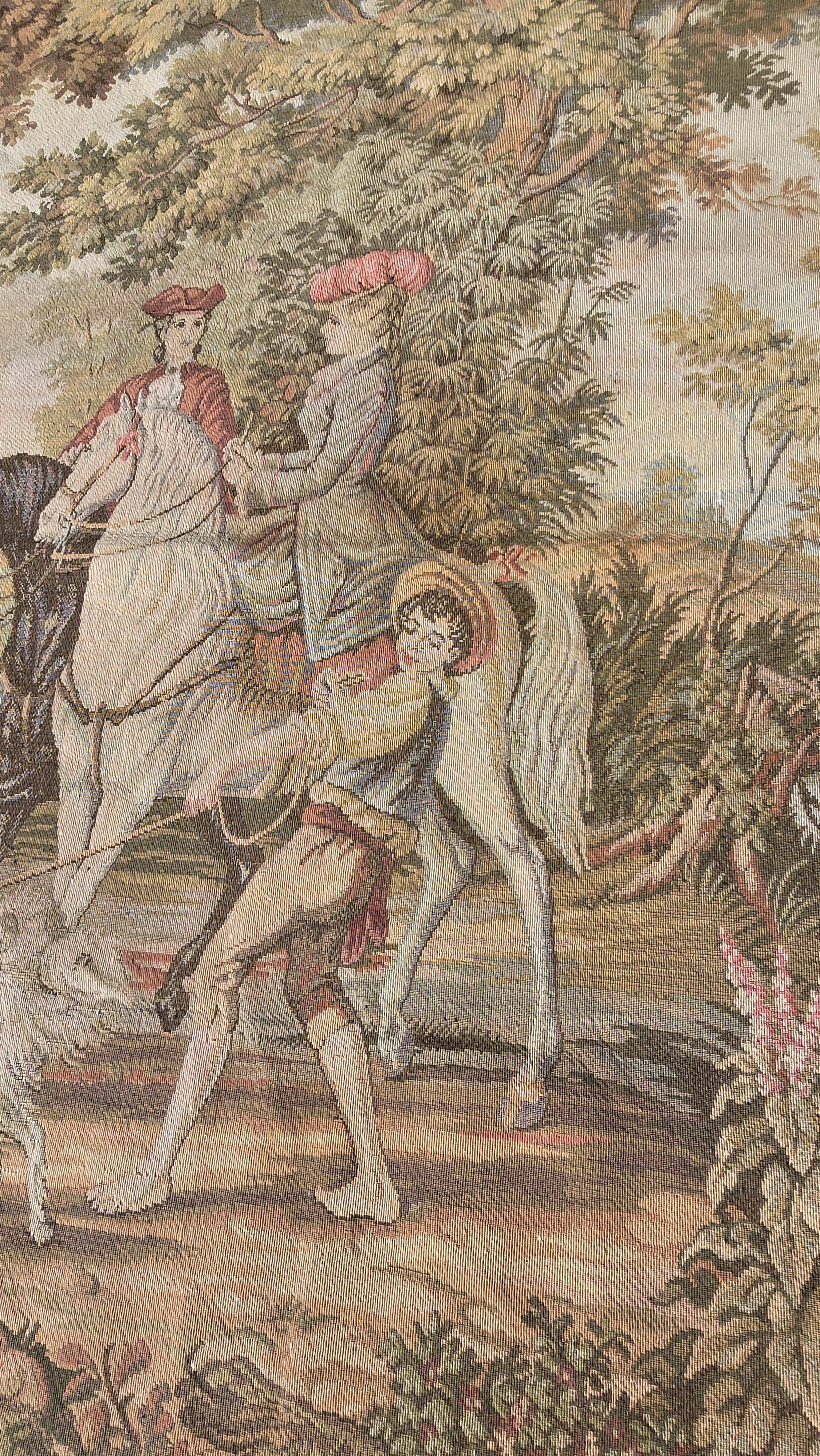 Vintage jacquard wall tapestry