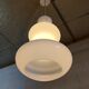 Suspension style scandinave en verre opalin - années 50