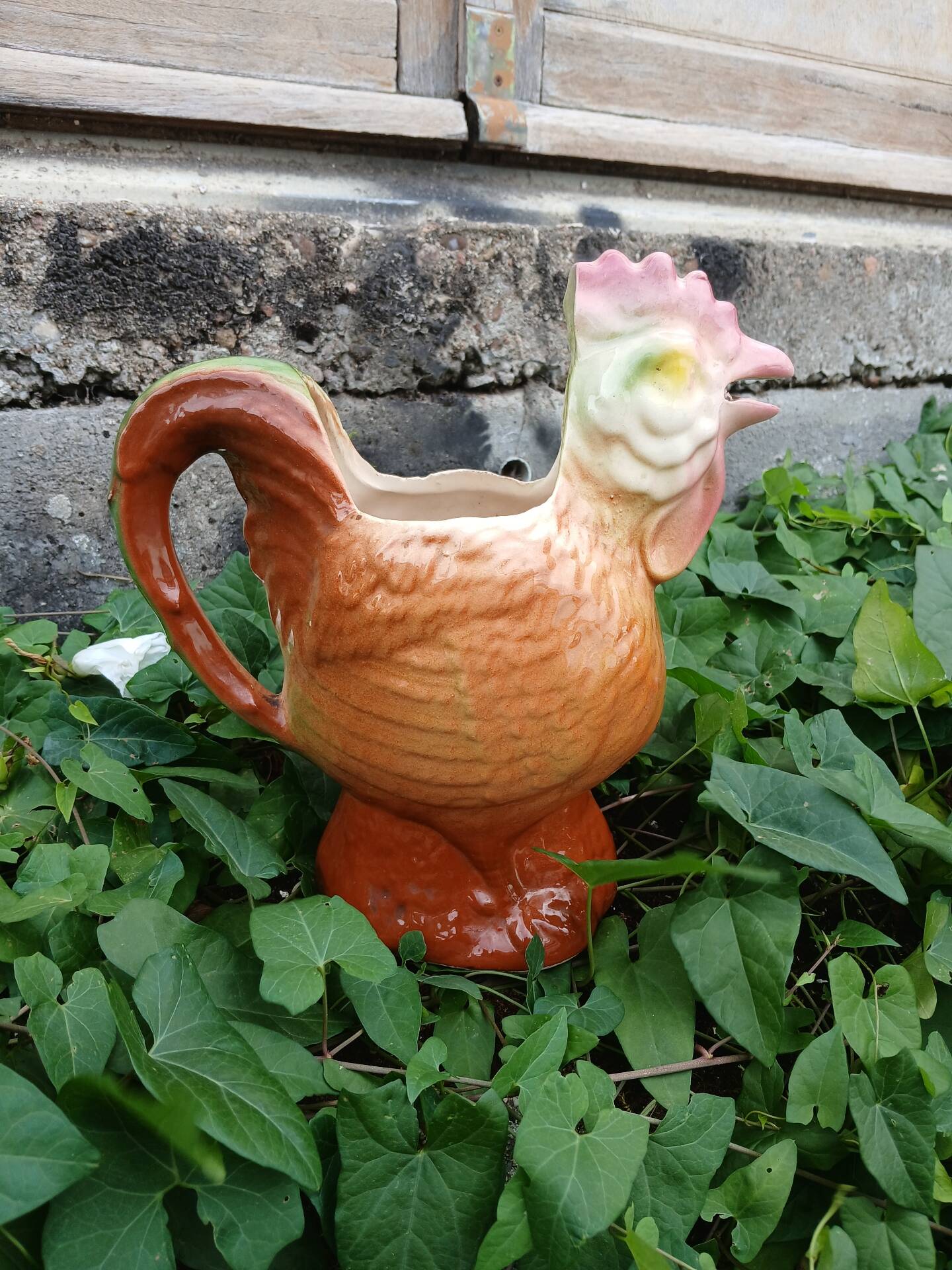 Antique jug in slipware