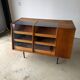 Antique teak craft shop furniture / counter / haberdashery display cabinet.