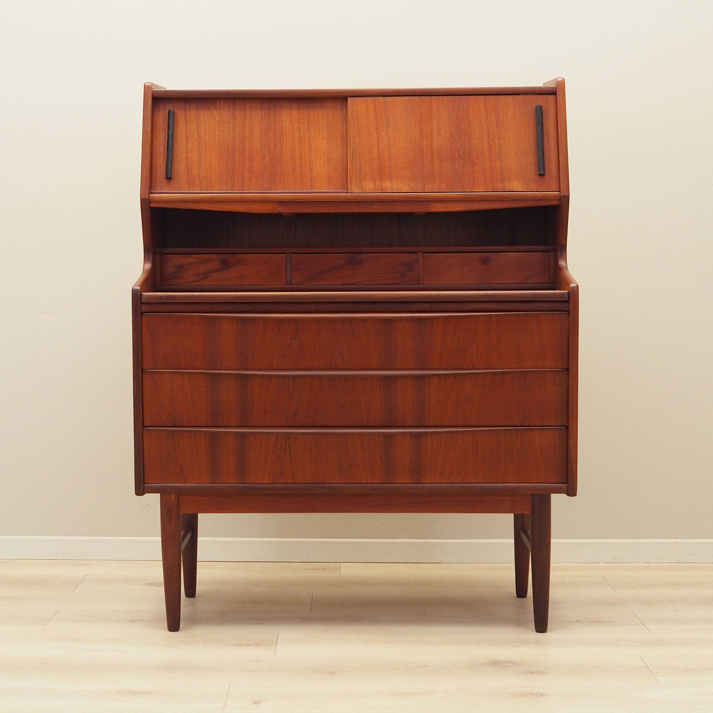 Teak secretary, Danish design, 1970s, production: Denmark