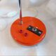 Lampe orange Eye-ball 1970