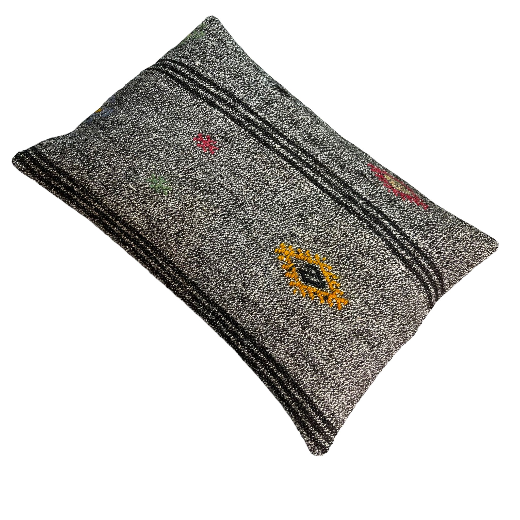 Vintage turkish handmade kilim cushion cover