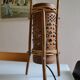 Lampe vintage tripode en bambou
