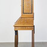 Inlaid antique Italian secretary in Moorish style, circa 1860