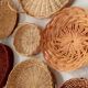 Composition de paniers en rotin Vintages
