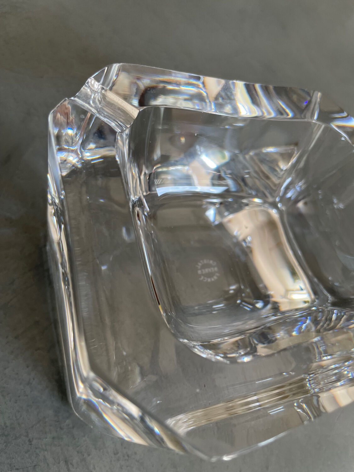 Sevres crystal ashtray