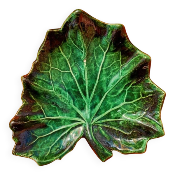Vide poche rétro feuilles