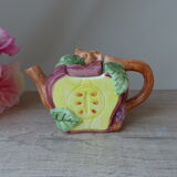 Miniature Potato Shaped Teapot Vintage Ceramic Chewable