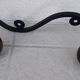 Coat rack with two hooks