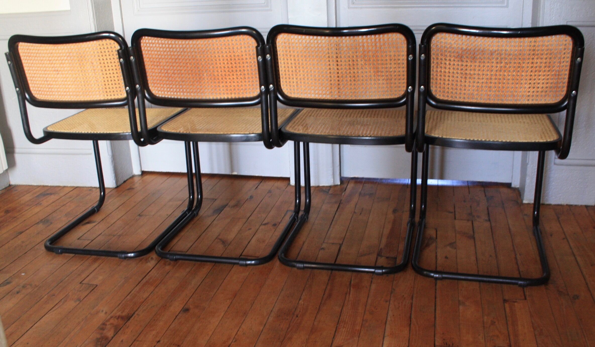 Cesca B32 chairs by Marcel Breuer