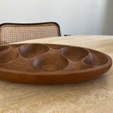 Brutalist wooden dish
