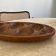 Brutalist wooden dish