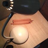 Office lamp metal cream patella