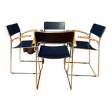 Set of four Sultana chairs, Arrben, Italy, 1970s/1980s