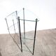 Étagère ovoïde 1960 verre métal