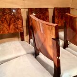 Suite of six Art Deco chairs by Michel Dufet