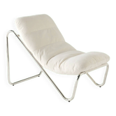 Contemporary design chair Space Age vintage tubular chrome steel