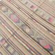 Tapis Kilim Vintage Rayé Pastel, Tons Doux, Motifs Ethniques, 174x256 Cm