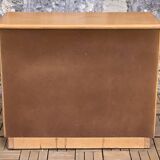 Vintage rattan and woven wicker chest of drawers 1970