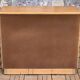 Commode vintage en rotin et osier tressé  1970