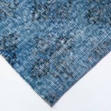 4x7 Shades Of Blue Classic Vintage Rug, 112x205Cn