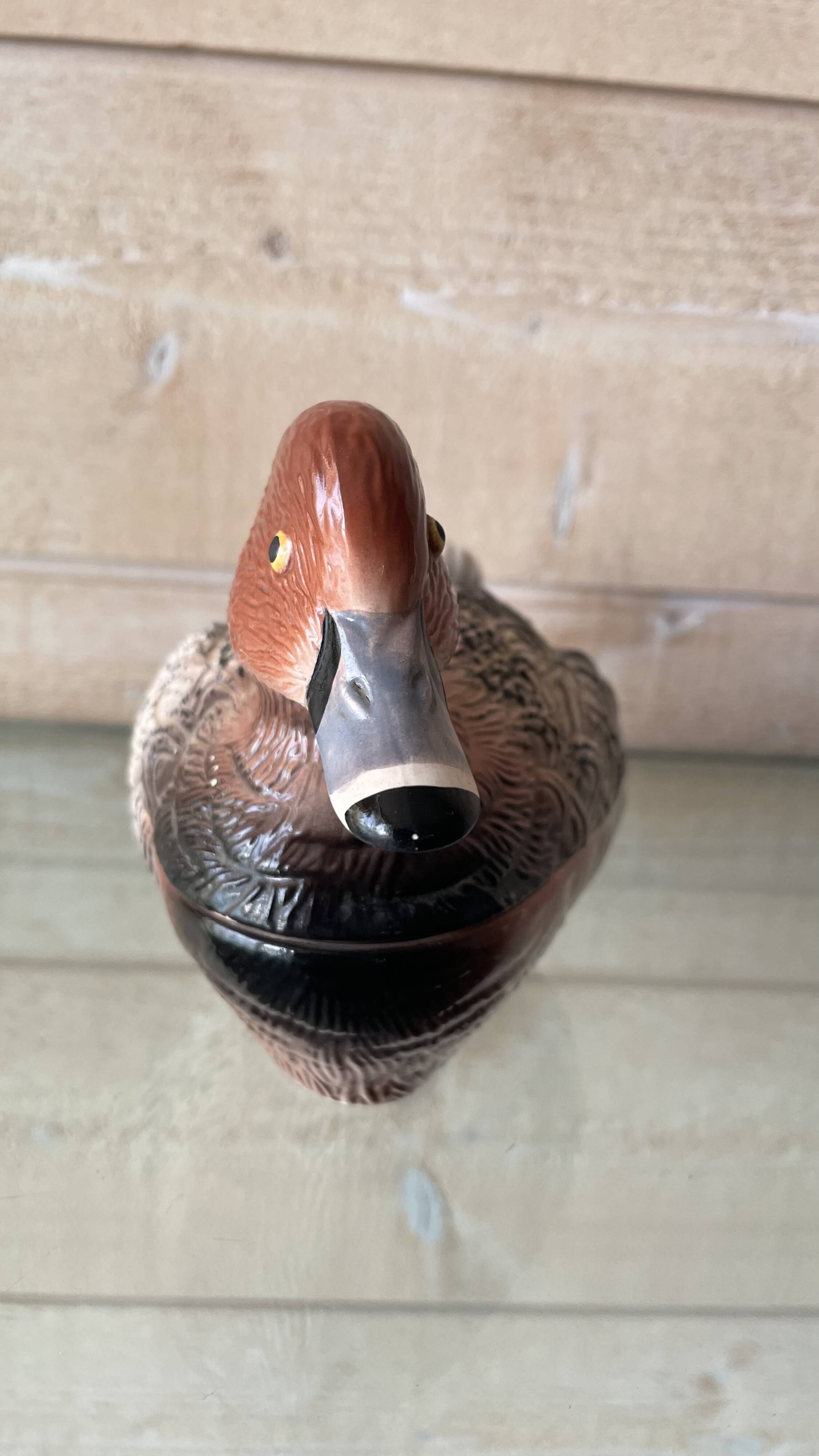 Michel Caugant duck terrine pot in ceramic.