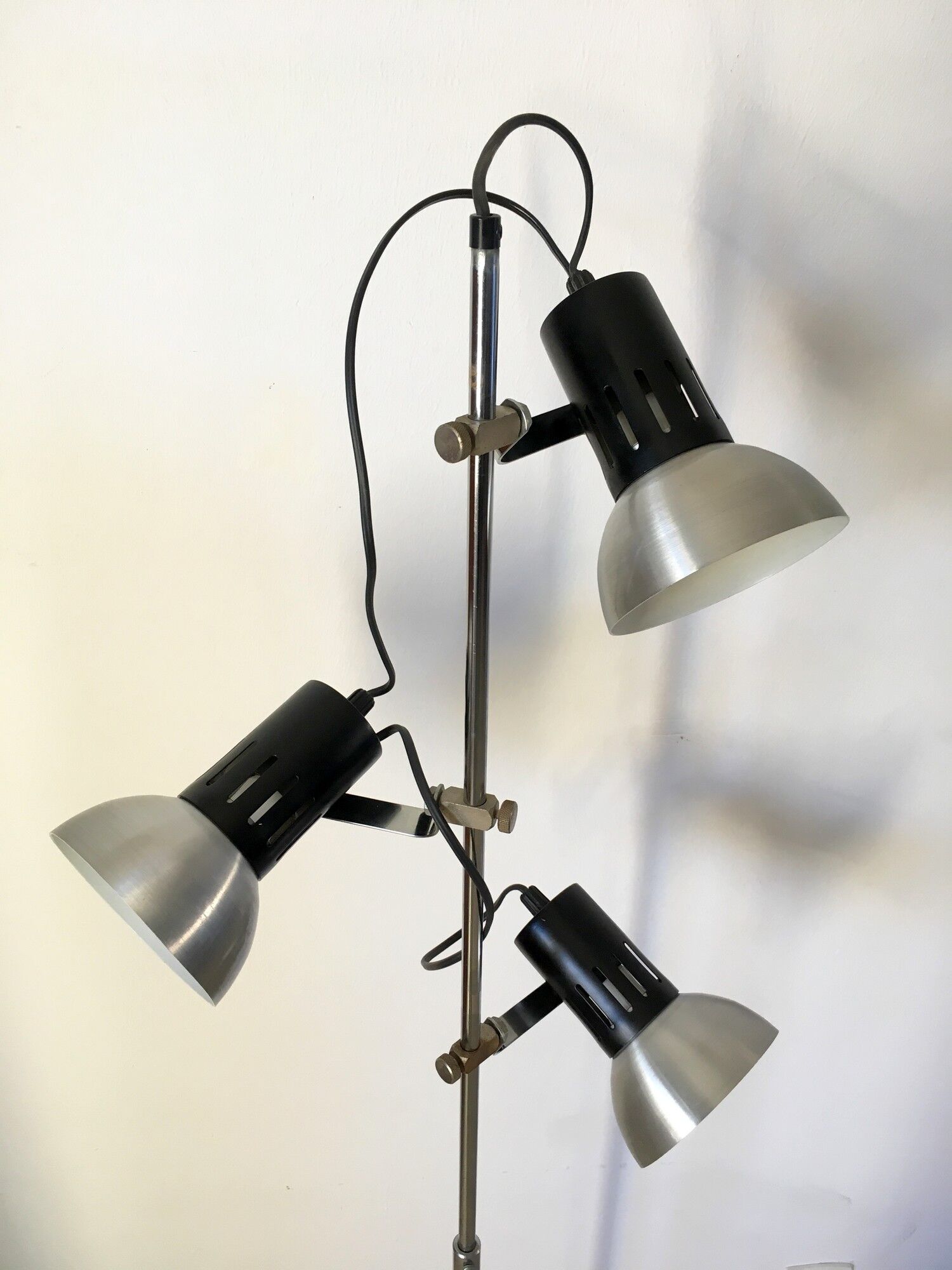 Floor lamp 3 vintage spots 70 years