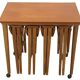 Tables gigognes Poul Hundevad vintage