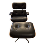 Chair and ottoman by Charles Eames, Herman Miller edition.