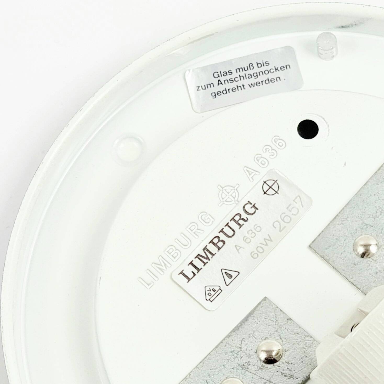 Pair of Mid-Century Diamond Glass Wall Lights from Limburg, Germany, 1960s