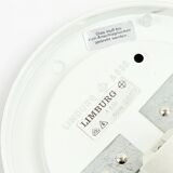 Pair of Mid-Century Diamond Glass Wall Lights from Limburg, Germany, 1960s