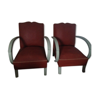 Deux fauteuils années 50