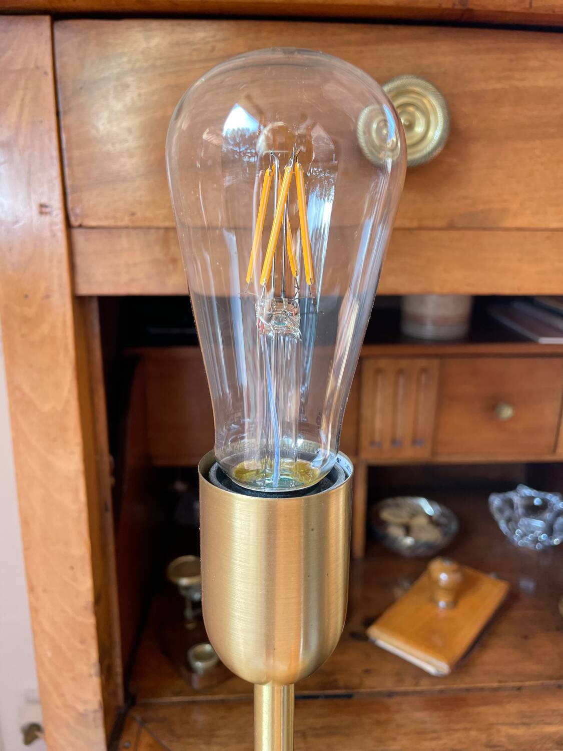 Kavalier brass lamp by Sarah Lavoine