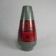 German vase in red and green ceramic, 1960s